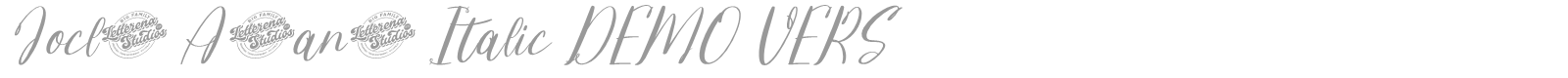 Joclin Ailanet font preview